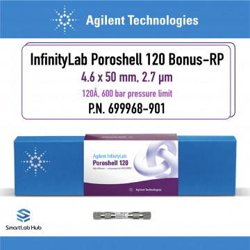 Agilent InfinityLab Poroshell 120 Bonus-RP, 4.6x50mm, 2.7µm Agilent InfinityLab Poroshell 120 Bonus-RP, 4.6x50mm, 2.7µm