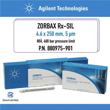 Agilent ZORBAX Rx-SIL, 80Å, 4.6 x 250mm, 5µm